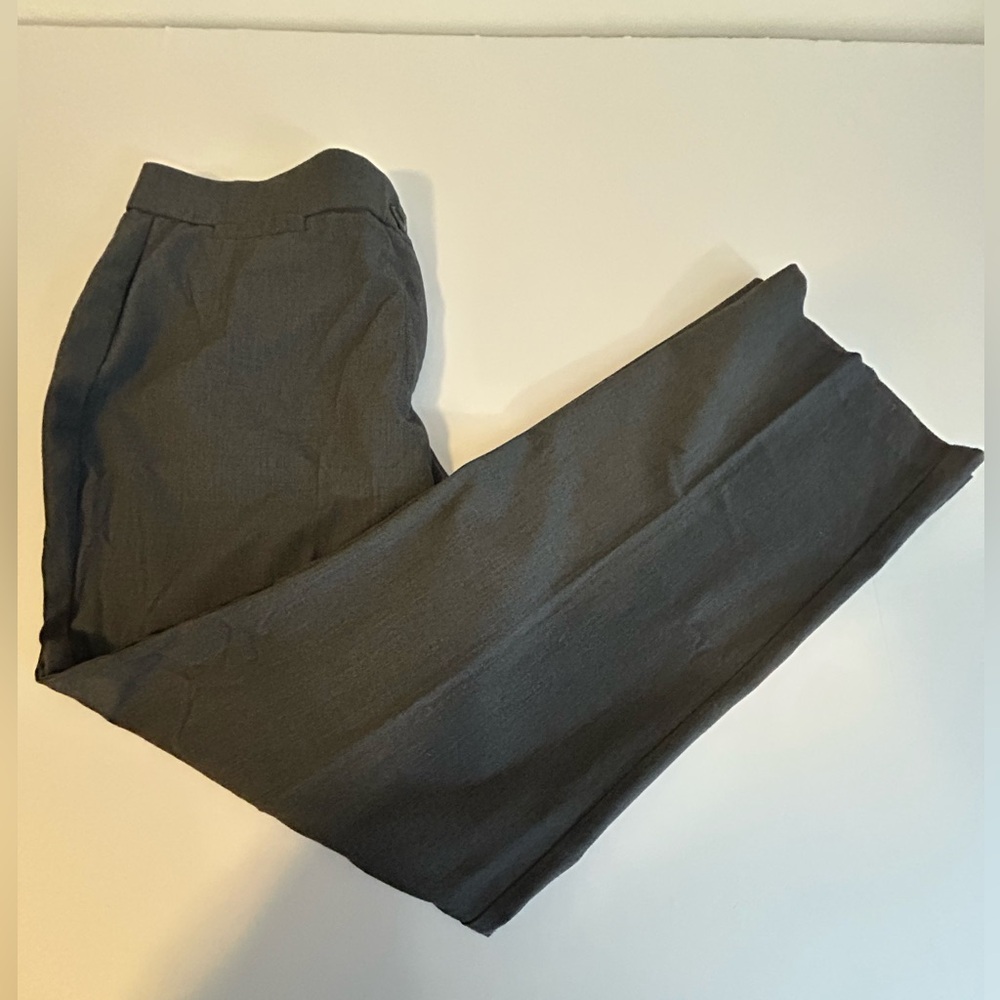 JM Collection Women's Charcoal Gray Dress Pants - Straight Leg